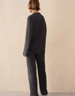 Cooling Jersey Relaxed Piped Pyjama Set