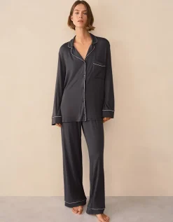 Cooling Jersey Relaxed Piped Pyjama Set