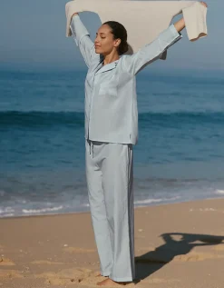 Cotton Silk Relaxed Pyjama Set