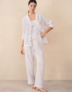 Double Cotton Heart Classic Pyjama Set