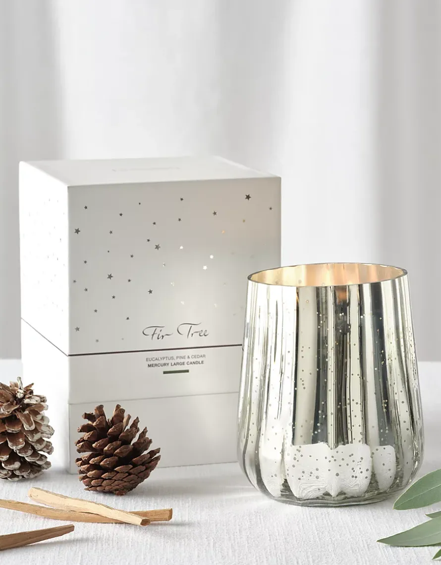Fir Tree Mercury Large Candle