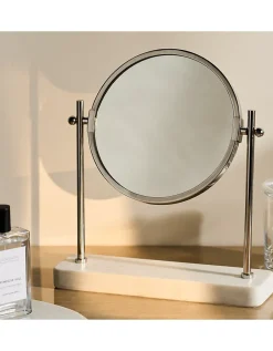 Larton Double Sided Marble Vanity Mirror