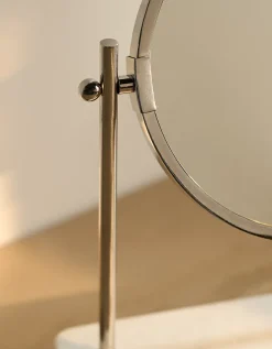 Larton Double Sided Marble Vanity Mirror