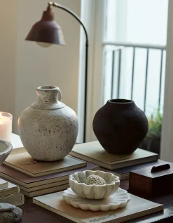 Larton Scalloped Marble Bowl