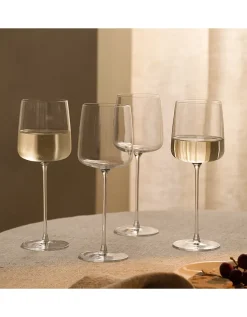 LSA International Metropolitan White Wine Glasses – Set of 4
