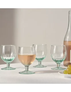 LSA International Mia Recycled Wine Glasses – Set of 4