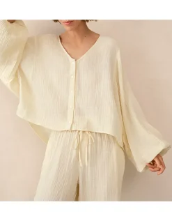 Organic Double Cotton Gauze Boho Pyjama Set