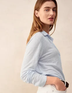 Oversized Linen Jersey Shirt