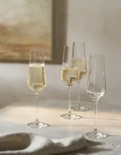 Pimlico Champagne Flute Glasses – Set of 4