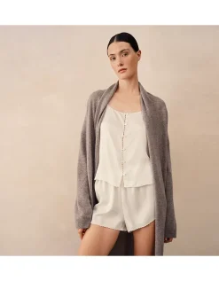 Silk Scalloped Edge Short Pyjama Set