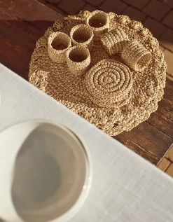 Sisal Round Coasters – Set of 4