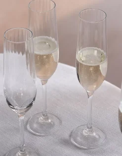 Skye Optic Champagne Flutes – Set of 4
