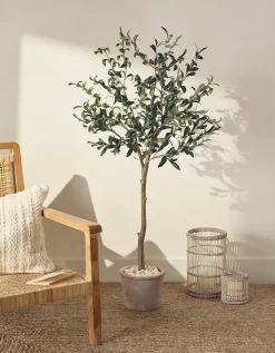 Whitewashed Bamboo Candle Holder